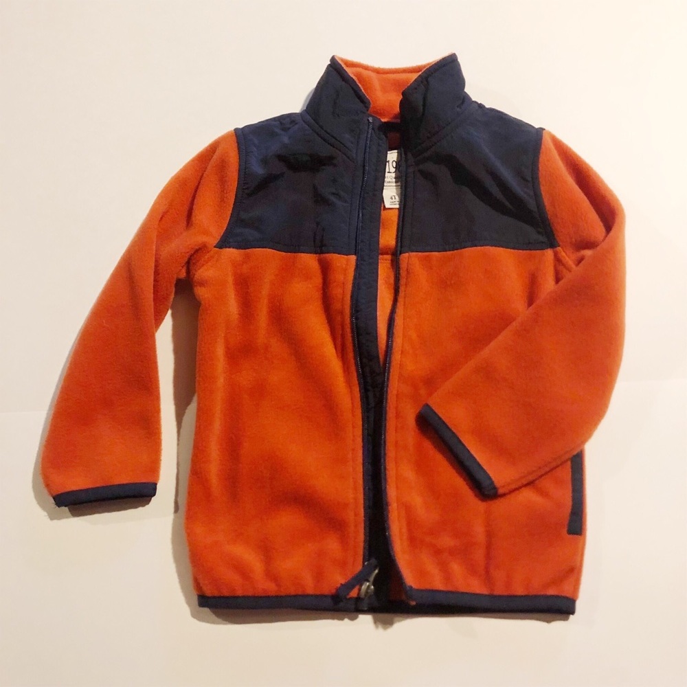 Rustic Orange Fleece Jacket